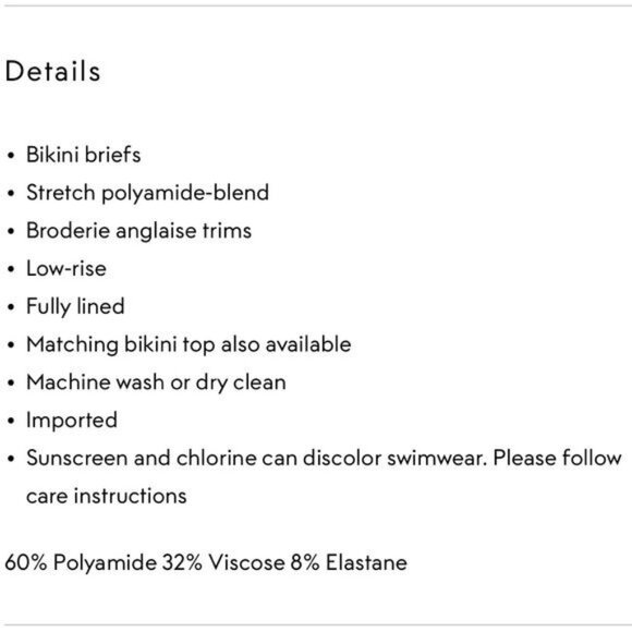 I.D. SARRIERI Sunrise In Capri anglaise-trimmed bikini briefs - Picture 10 of 10